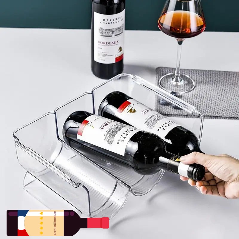WHC 2 Pièces Porte Bouteille Frigo Casier à Vin de Style Européen